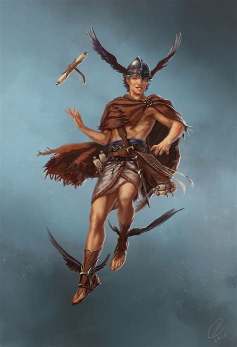 hermes warin|hermes in the mythology.